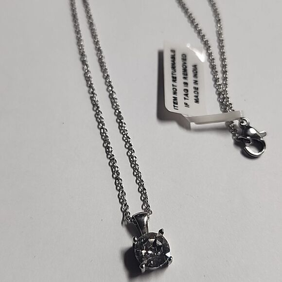 Silver Pendant Necklace - Picture 2 of 3